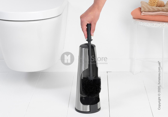Ершик для ванной комнаты с держателем Brabantia Classic, Matt Steel Ершик для ванной комнаты с держателем Brabantia Classic, Matt Steel