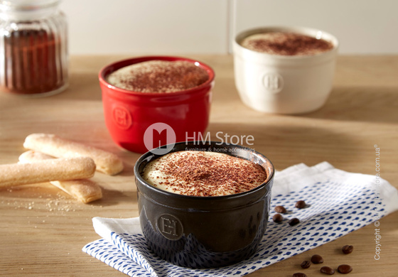 Рамекин для выпечки керамический 9 x 9 см Emile Henry Ovenware, Clay