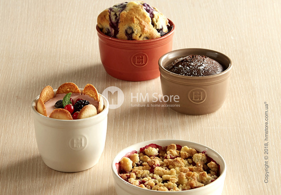 Рамекин для выпечки керамический 9 x 9 см Emile Henry Ovenware, Clay