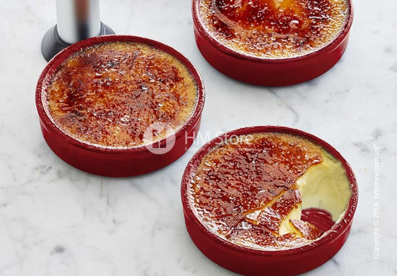 Форма порционная для крем-брюле 13 x 13 см Emile Henry Ovenware, Burgundy