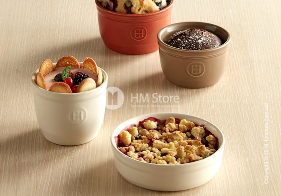 Форма порционная для крем-брюле 13 см Emile Henry Ovenware, Oak