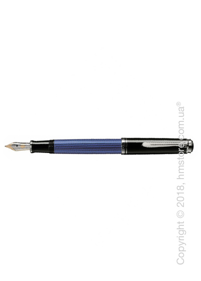 Ручка перьевая Pelikan коллекция Souveran M405, Black-Blue-Silver