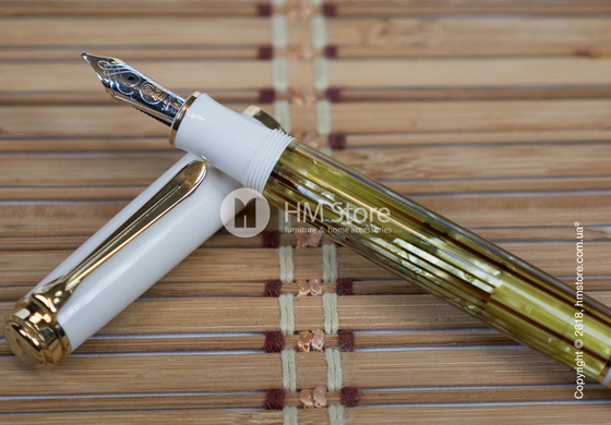 Ручка перьевая Pelikan коллекция Souveran M400, Tortoiseshell-White