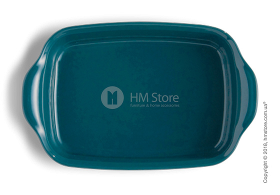 Форма для выпечки прямоугольная 29 х 19 см Emile Henry Ovenware, Blue Flame