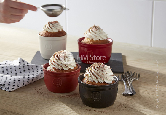 Набор рамекинов для выпечки керамических 9 x 9 см Emile Henry Ovenware, Oak Набор рамекинов для выпечки керамических 9 x 9 см Emile Henry Ovenware, Oak