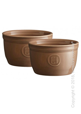 Набор рамекинов для выпечки керамических 9 x 9 см Emile Henry Ovenware, Oak
