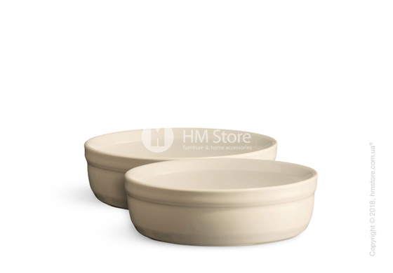 Набор форм для крем-брюле Emile Henry Ovenware 13 см, 2 шт, Clay