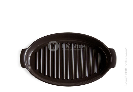 Форма для выпечки с крышкой Emile Henry Plat A Papillote, Charcoal