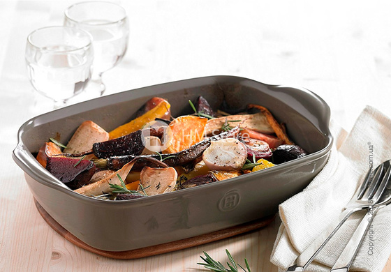 Форма для выпечки прямоугольная 29 х 19 см Emile Henry Ovenware, Oak Форма для выпечки прямоугольная 29 х 19 см Emile Henry Ovenware, Oak