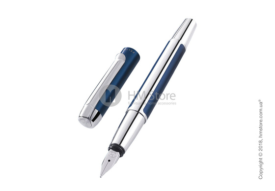Ручка перьевая Pelikan коллекция Pura P40, Blue-Silver