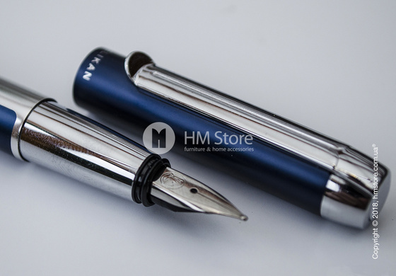 Ручка перьевая Pelikan коллекция Pura P40, Blue-Silver