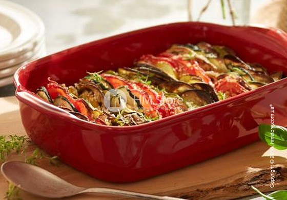 Форма для выпечки прямоугольная 36 х 23 см Emile Henry Ovenware, Burgundy