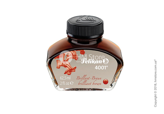 Чернила Pelikan 4001 для перьевых ручек, Brilliant Brown