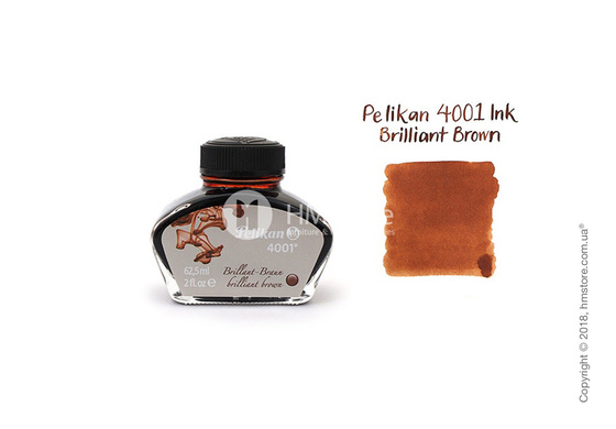 Чернила Pelikan 4001 для перьевых ручек, Brilliant Brown