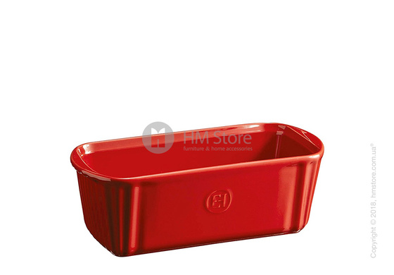 Форма для выпечки прямоугольная 23,5 х 10,5 см Emile Henry Bakeware, Burgundy
