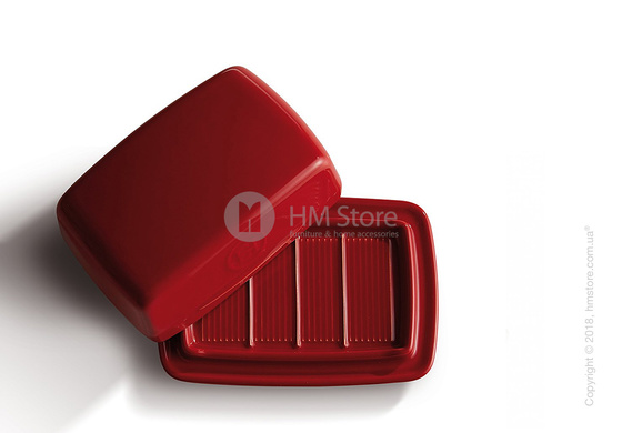 Емкость с крышкой для сливочного масла керамическая Emile Henry Butter Dish, Burgundy