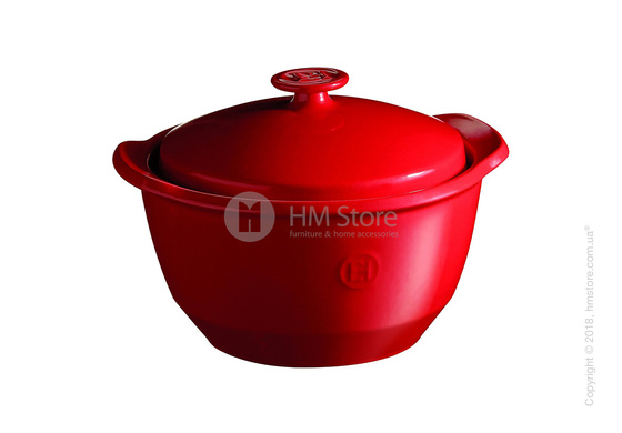 Кастрюля керамическая Emile Henry Cookware Flame 2 л, Burgundy Кастрюля керамическая Emile Henry Cookware Flame 2 л, Burgundy