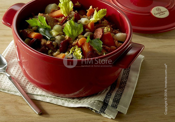 Кастрюля керамическая Emile Henry Cookware Flame 2 л, Burgundy Кастрюля керамическая Emile Henry Cookware Flame 2 л, Burgundy