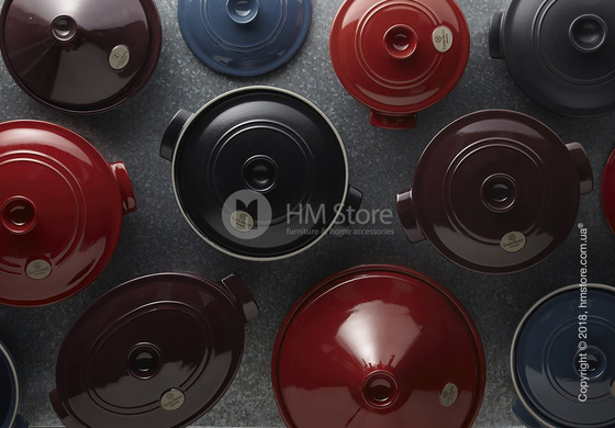 Кастрюля керамическая Emile Henry Cookware Flame 2 л, Charcoal