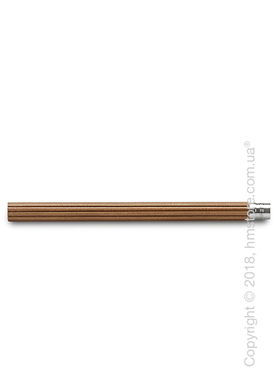 Комплект простых карандашей Graf von Faber-Castell 5 Pocket Pencils, Platinum-Plated, Brown