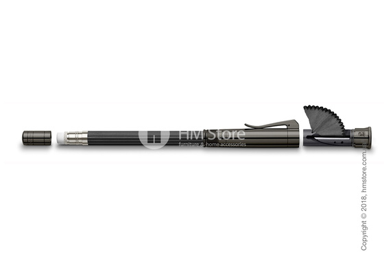 Комплект простых карандашей Graf von Faber-Castell 3 Pocket Pencils Magnum, Black Комплект простых карандашей Graf von Faber-Castell 3 Pocket Pencils Magnum, Black