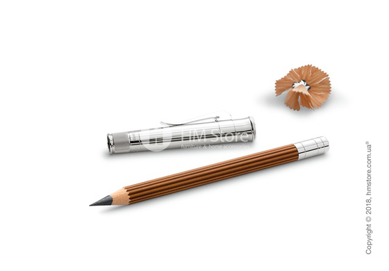 Комплект простых карандашей Graf von Faber-Castell 3 Pocket Pencils Magnum, Brown