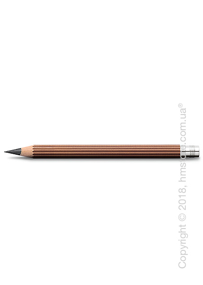 Комплект простых карандашей Graf von Faber-Castell 3 Pocket Pencils Magnum, Brown