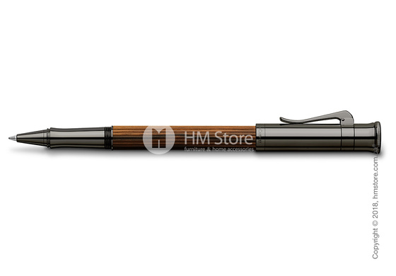 Ручка роллер Graf von Faber-Castell серия Classic, коллекция Macassar, Finely Fluted