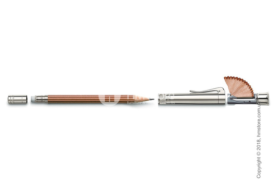 Настольный набор Graf von Faber-Castell 3 Perfect Pencils Platinium-Plated, 3 предмета, Brown