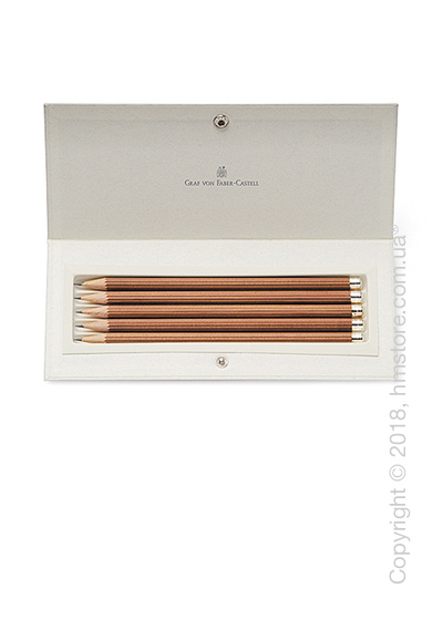 Настольный набор Graf von Faber-Castell 5 Pencils No. III With Silver Cap, 5 предметов