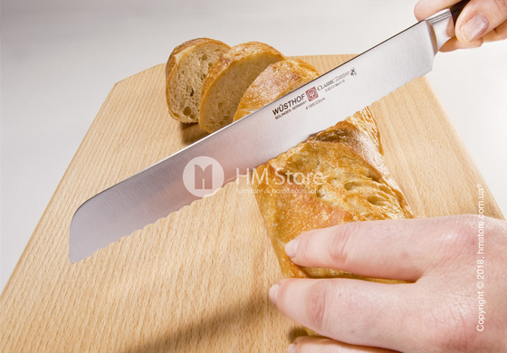 Нож Wusthof Bread Knife коллекция Classic Ikon, 20 см, Black