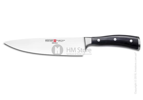 Нож Wüsthof Chef's Knife, коллекция Classic Ikon, 20 см, Black