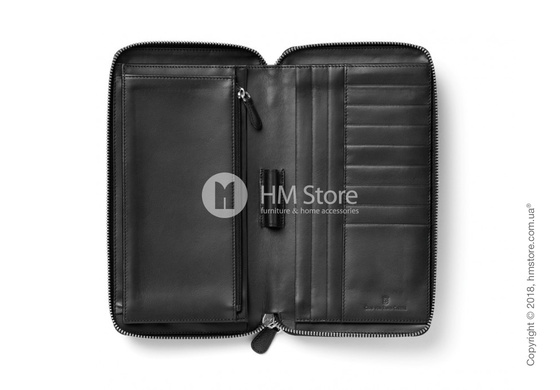 Футляр для путешественника Graf von Faber-Castell, Travel Wallet, Black Grained Leather 