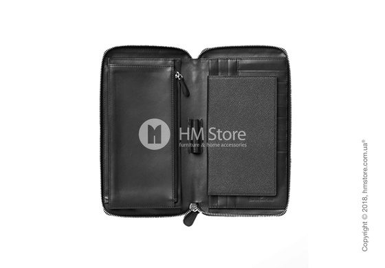 Футляр для путешественника Graf von Faber-Castell, Travel Wallet, Black Grained Leather 