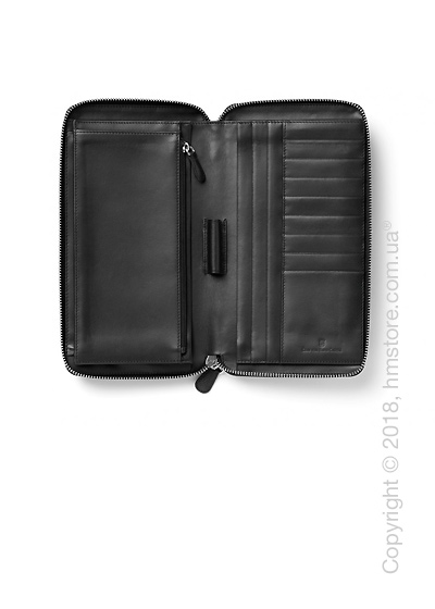 Футляр для путешественника Graf von Faber-Castell, Travel Wallet, Black Grained Leather 