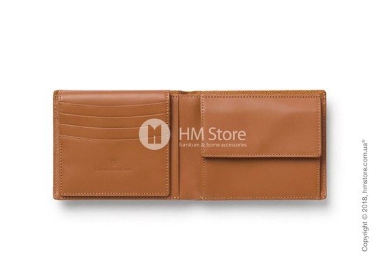 Бумажник Graf von Faber-Castell Wallet With Flap, Cognac Grained Leather 