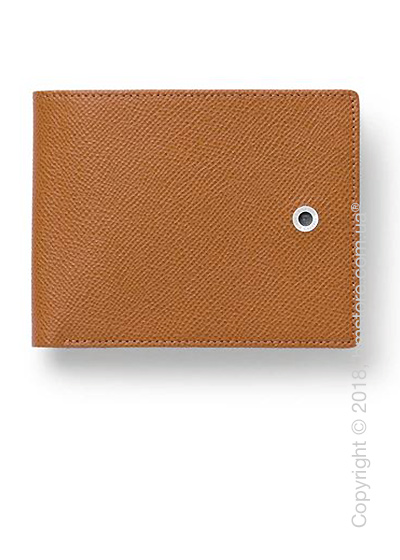 Бумажник Graf von Faber-Castell Wallet With Flap, Cognac Grained Leather 