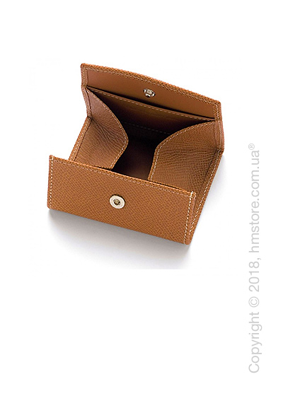 Монетница Graf von Faber-Castell Coin Purse Small, Cognac Grained Leather