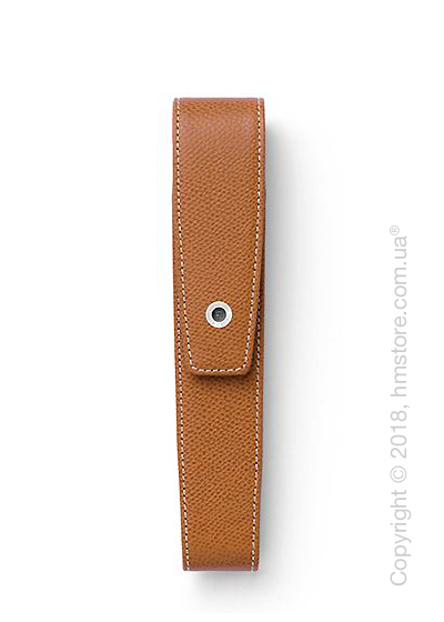 Кожаный пенал для ручки Graf von Faber-Castell Case With Magnetic Catch for 1 Pen Epsom, Cognac Grained Leather