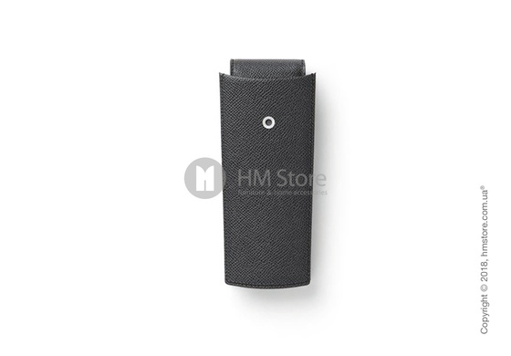 Кожаный пенал Graf von Faber-Castell Sliding Case For 3 Pens, Black Grained Leather