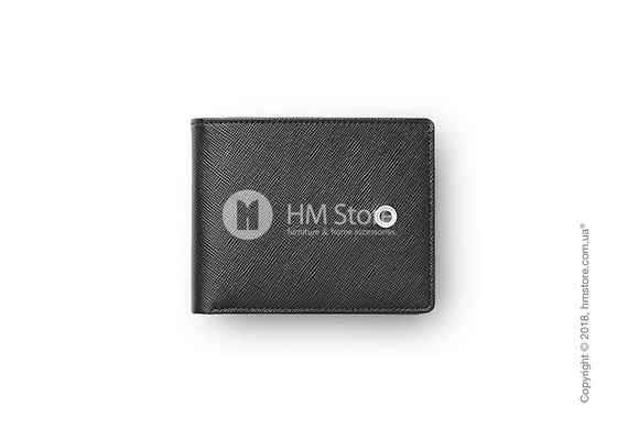 Бумажник Graf von Faber-Castell Wallet With Flap, Black Saffiano