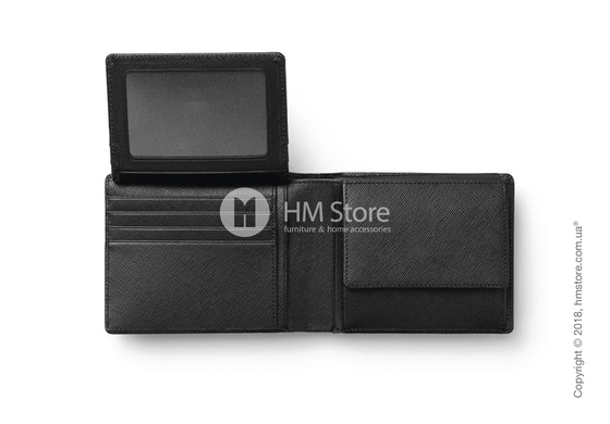 Бумажник Graf von Faber-Castell Wallet With Flap, Black Saffiano