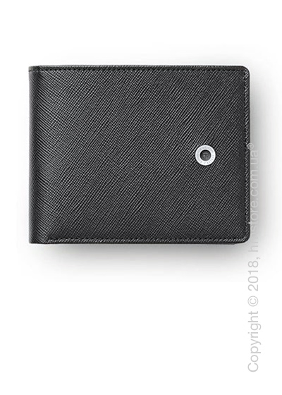 Бумажник Graf von Faber-Castell Wallet With Flap, Black Saffiano