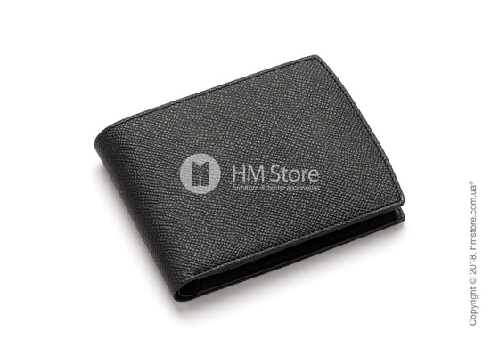 Бумажник Graf von Faber-Castell Wallet With Flap, Black Grained Leather 