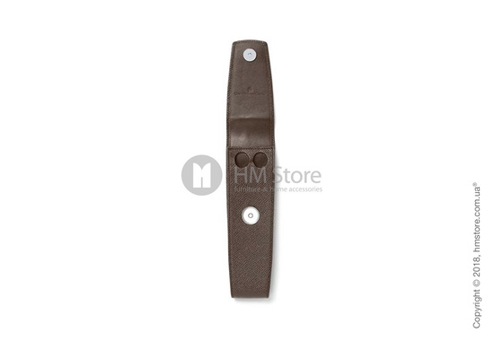 Кожаный пенал для ручек Graf von Faber-Castell Case With Magnetic Catch For 2 Pen Epsom, Dark Brown Grained Leather