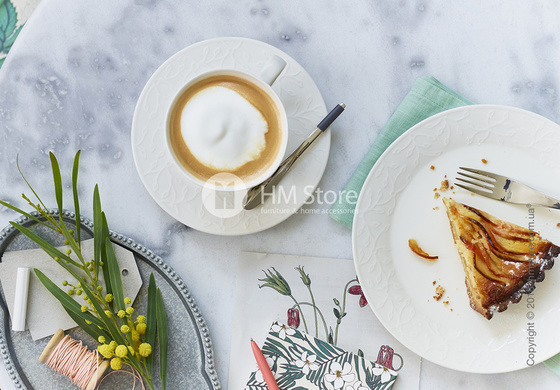 Тарелка десертная мелкая Villeroy & Boch коллекция Caffè Club Floral Touch, 21 см