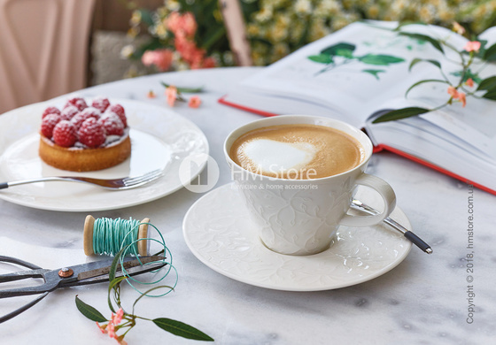 Тарелка десертная мелкая Villeroy & Boch коллекция Caffè Club Floral Touch, 21 см