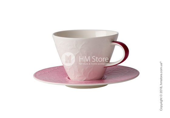 Чашка с блюдцем Villeroy & Boch коллекция Caffè Club Floral Touch 390 мл, Rose Чашка с блюдцем Villeroy & Boch коллекция Caffè Club Floral Touch 390 мл, Rose
