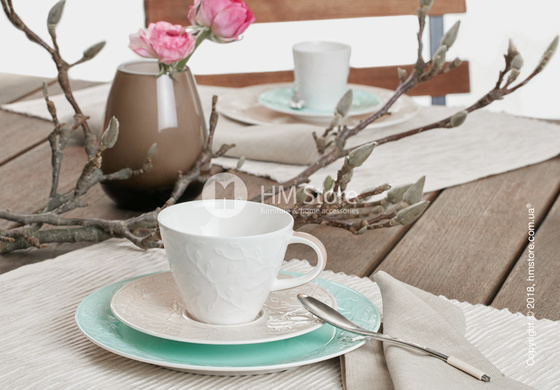 Тарелка десертная мелкая Villeroy & Boch коллекция Caffè Club Floral Touch, 21 см, Ivy
