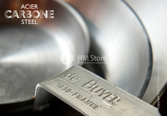 Сковорода-гриль De Buyer Carbone Plus 26 см